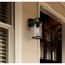 Westinghouse Fixture Wall Outdoor 60W Jamestown, Textured Black Clear Seeded Glass 6579600 - alternate 2